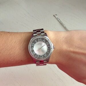 Marc Jacobs Metallic Silver Watch